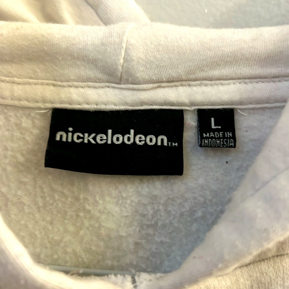 NICKELODEON - white hoodie women size L - Picture 7 of 7
